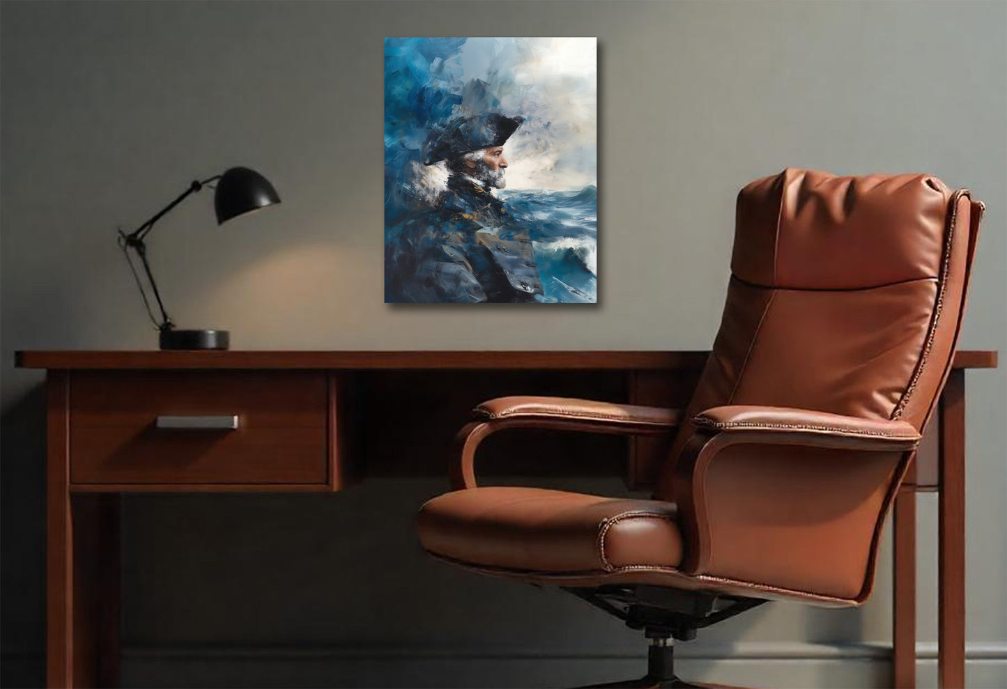 Commadore Canvas or Poster Wall Art. Black and gold. Commadores 1