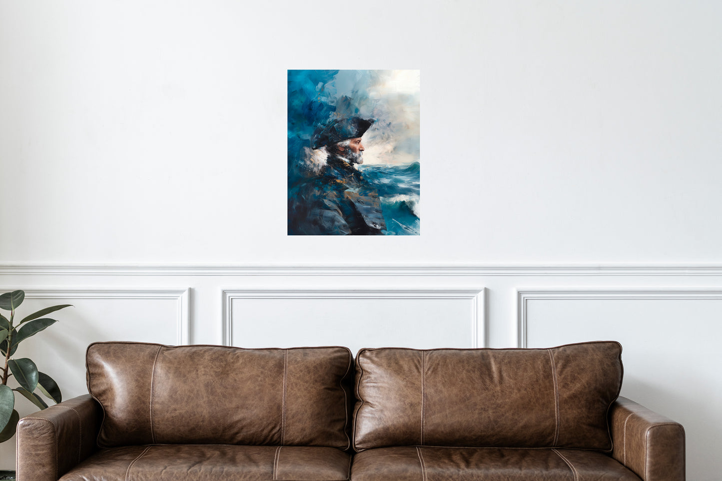 Commadore Canvas or Poster Wall Art. Black and gold. Commadores 1