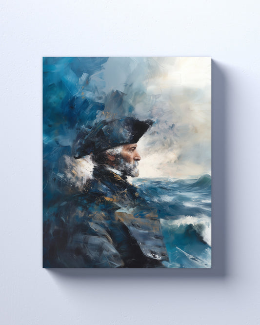 Commadore Canvas or Poster Wall Art. Black and gold. Commadores 1