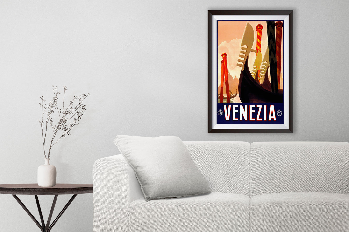 Venezia Italy Vintage Travel Poster from the 1920's and 1930's.