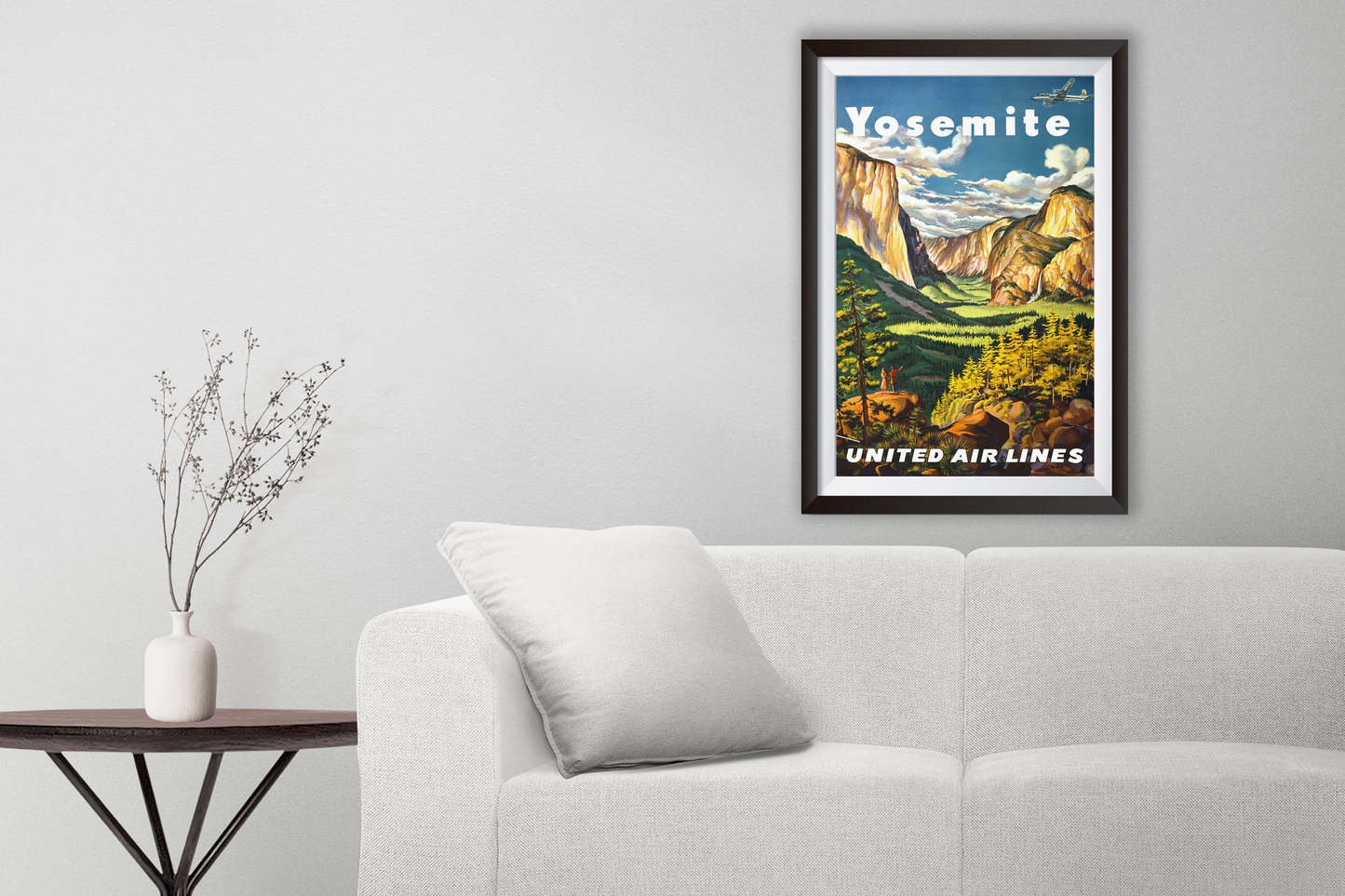 Yosemite National Park Travel Poster from the 1920's and 1930's. Yosemite 1