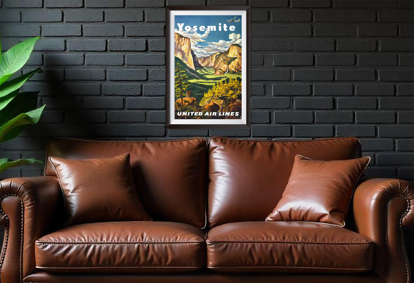 Yosemite National Park Travel Poster from the 1920's and 1930's. Yosemite 1